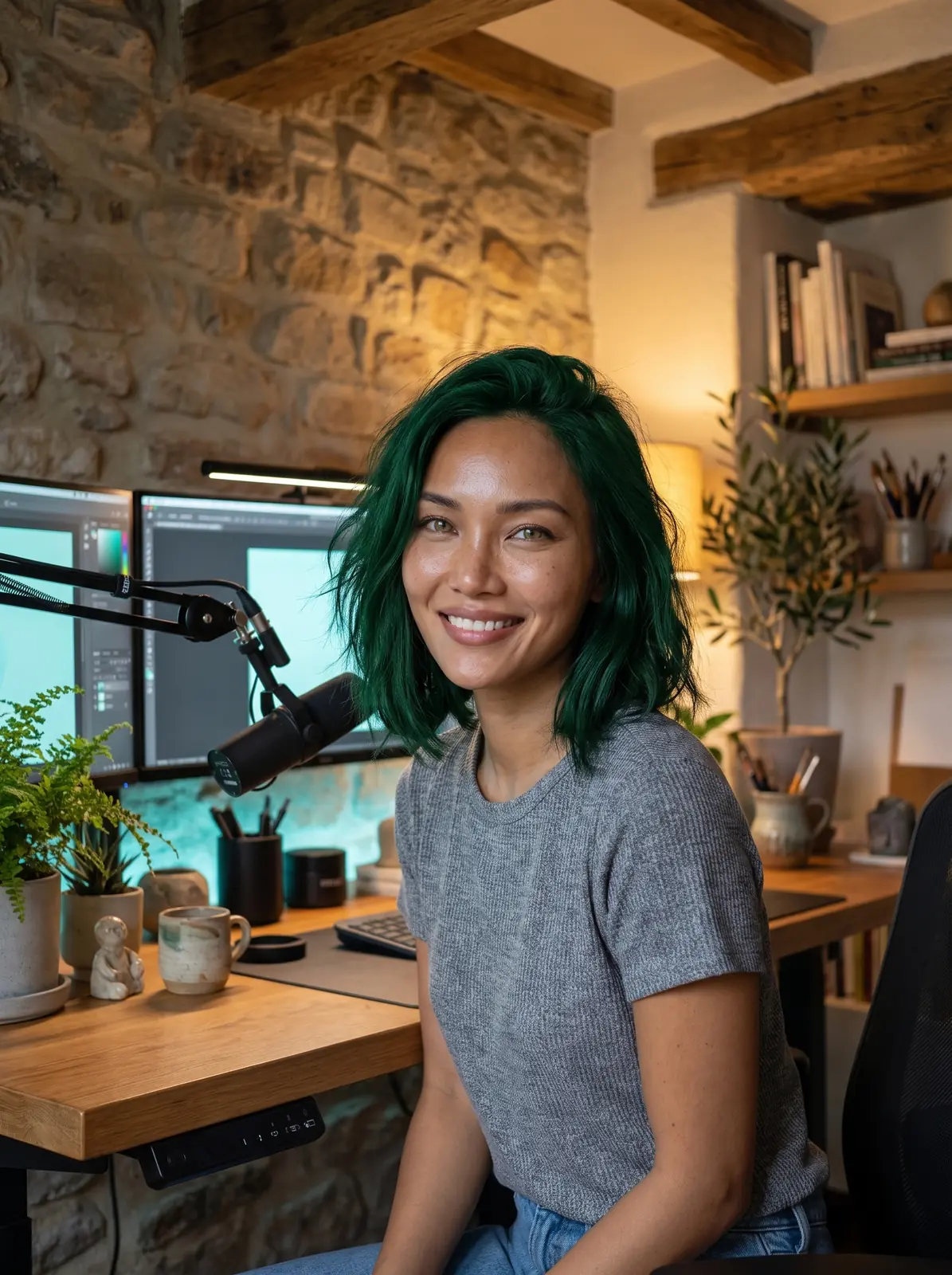 Yuki Mori nel suo studio